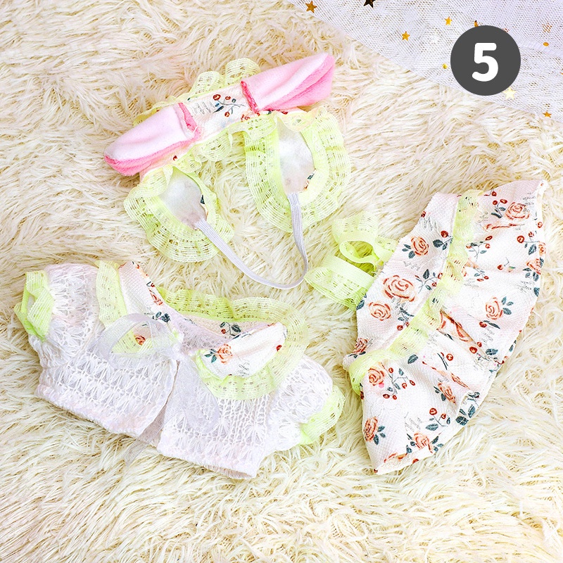 Mới Đầm cotton Đáng Yêu Cho Búp Bê 20cm