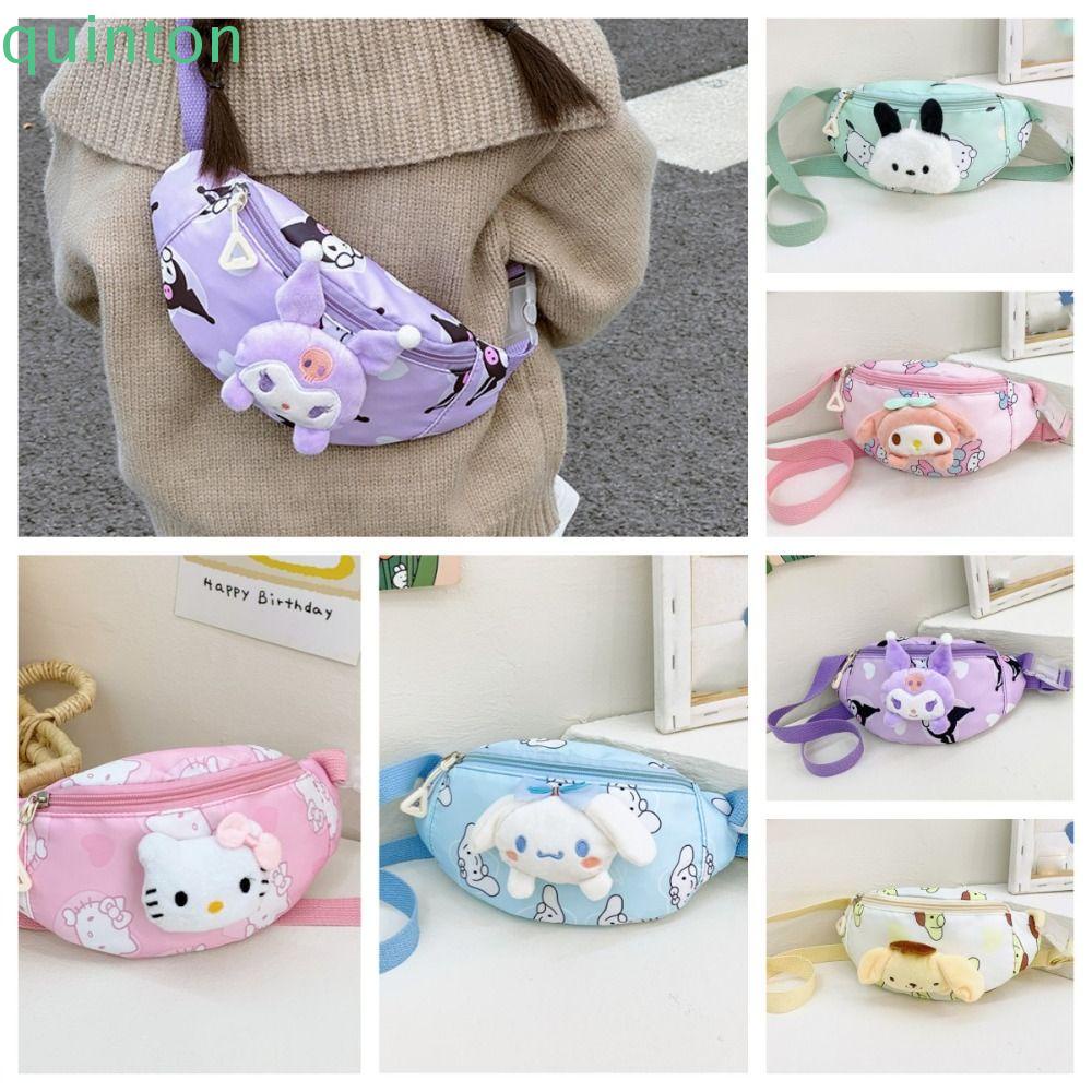 Shanhai kuromi Túi Đeo Chéo Nhồi Bông Thiết Kế Đơn Giản Xinh Xắn