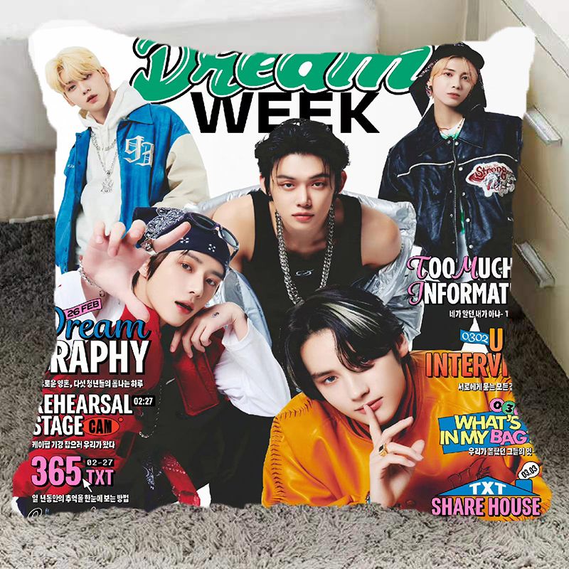 Txt Vỏ Gối In Hình Nhóm Nhạc choi soo bin choi ranjun star live