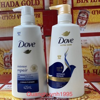 Dầu gội và dầu xả dove thái lan 400ml và 425ml