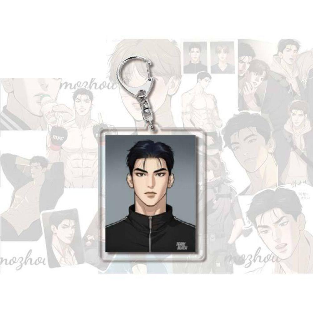 Lanfy manwha jinx Móc Khóa Mô Hình manwha jinx Hoạt Hình jaekyung kim dan Bằng acrylic Mặt Dây Chuyền anime bl manwha jinx