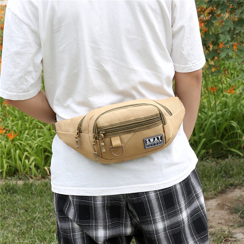 Túi Đeo Chéo Ngực Họa Tiết Rằn Ri Thời Trang Cho Nam