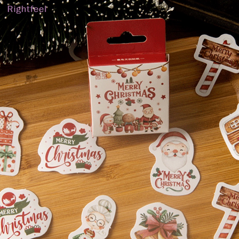 Set 46 Miếng Dán Trang Trí Giáng Sinh diy Mới