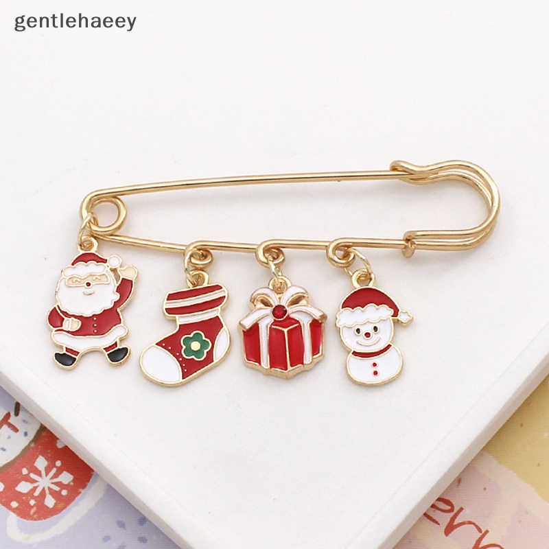 Gent Ghim Cài Áo Trang Trí Túi Xách Ôm Sát Hình Ông Già Noel Quà Tặng