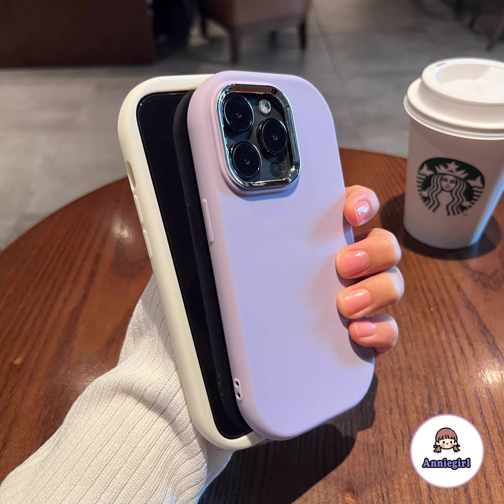 Sang Trọng Ốp Điện Thoại Mềm Chống Sốc Mặt Nhám Cho iphone 11 15 pro max 14 pro max 7 plus 8 plus 13 12 x xs xs max xr