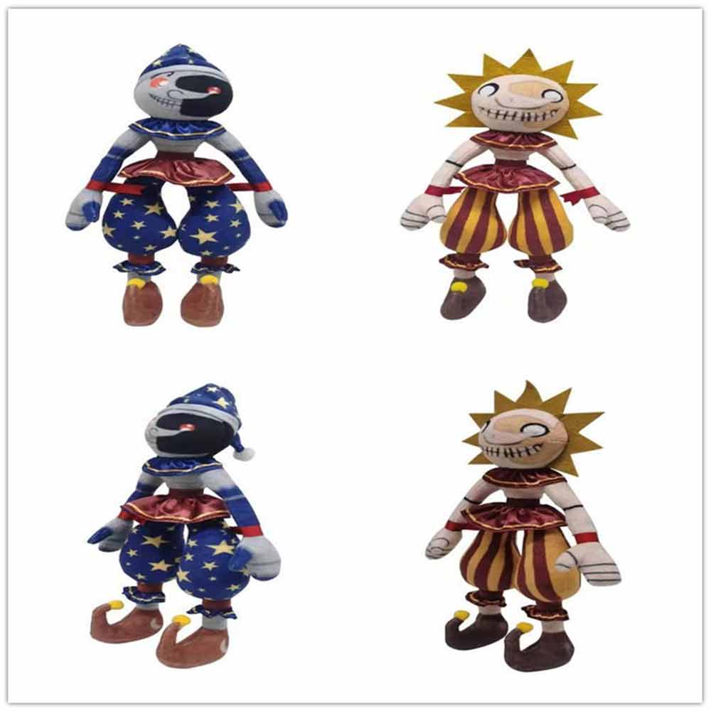 Fnaf Plush Toys FNAF sunrise moondrop Sun Moon Doll Clown Doll Security Breach Fnaf Mangle Foxy Freddy Fazbear BOSS