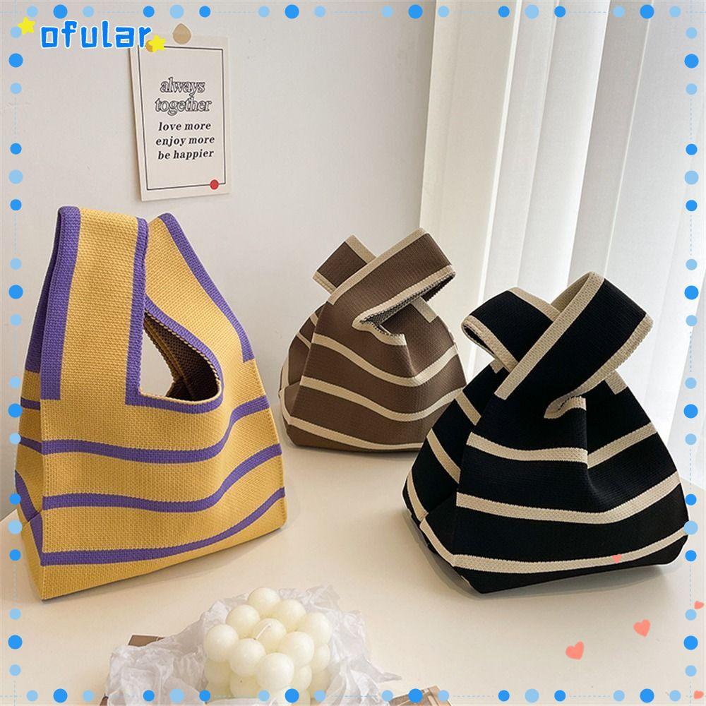 Túi tote Sọc Caro Bản Rộng Có Thể Tái Sử Dụng Nhiều Lần