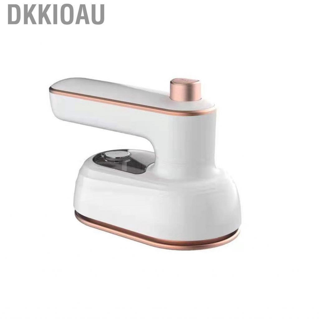 Dkkioau Mini Ironing Machine Foldable Rotatable Titanium Base   Scald Silicone Handheld Steam Iron for Travel