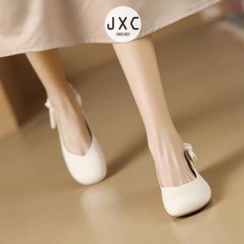 JINxCHOYGiày Sandal Da PU Đế Dày Mềm Mại Thời Trang Mùa Hè Dành Cho Nữ