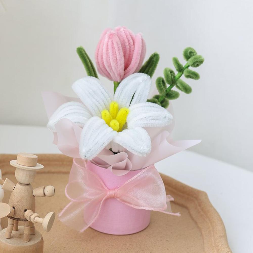 Que Xoắn Bằng Dây Nhiều Màu Sắc Dùng Làm Hoa handmade diy s7h5