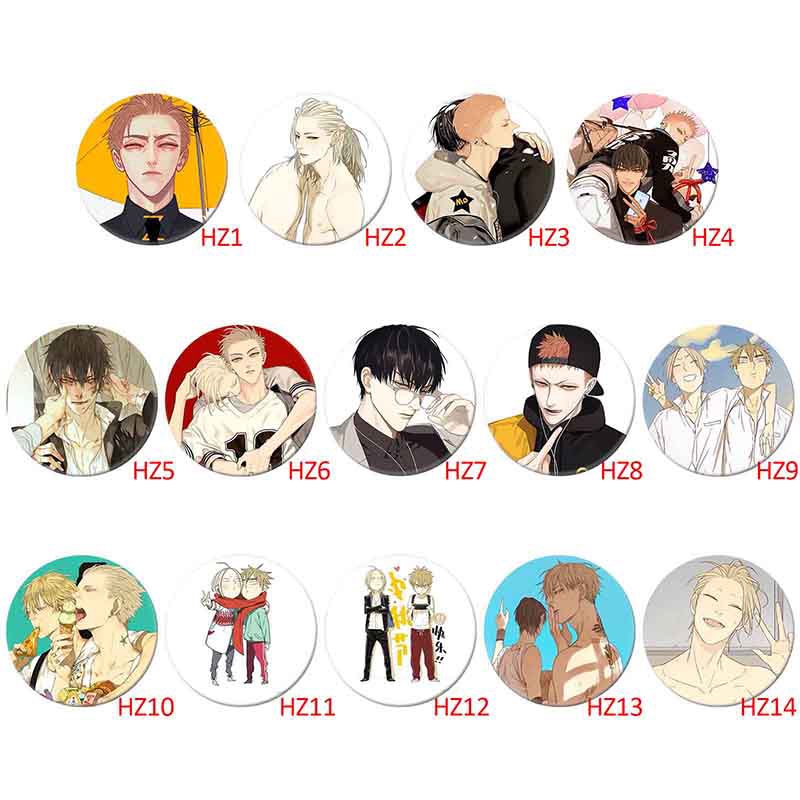 1 Huy Hiệu Tròn Bằng Thiếc 58mm In Hình anime i9 day
