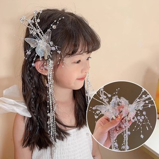 Set 2 Kẹp Tóc Đính Đá Thời Trang Cho Nữ CHLINS