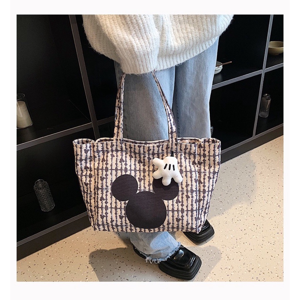 Túi vải tote hình mickey