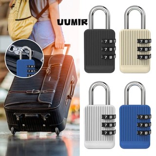 UUMIR Ổ Khóa Mật Khẩu 3 Chữ Số Bằng Hợp Kim Kẽm Chống Trộm An Toàn Thời Trang Cho Vali