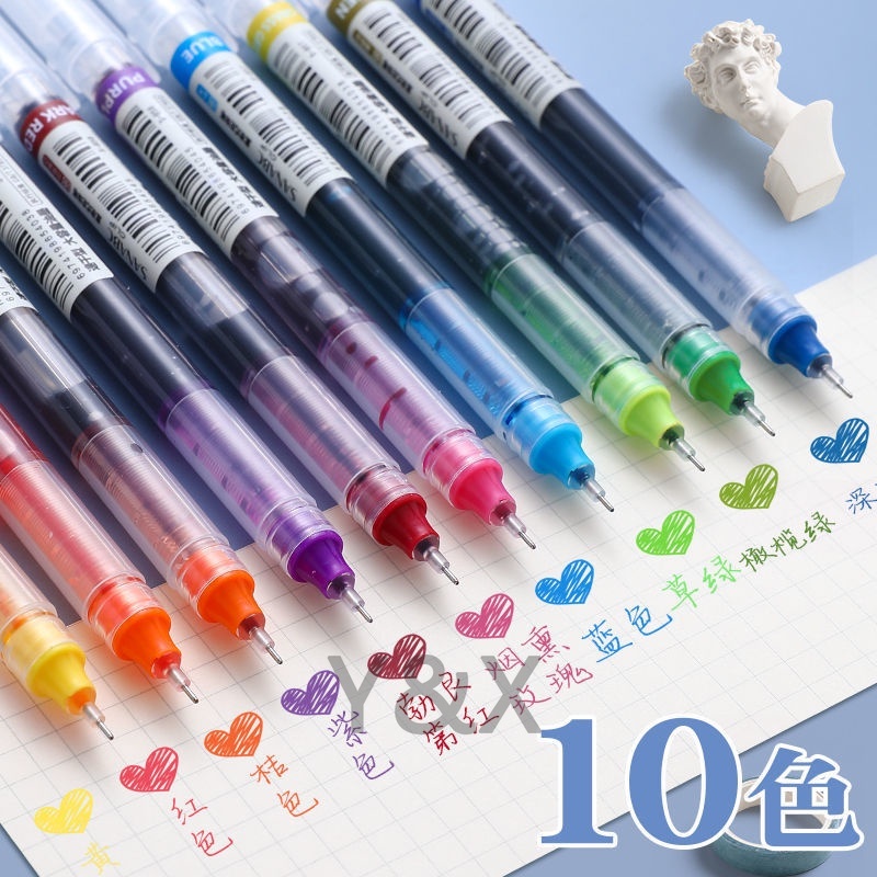 Y&X Bút bi mực nước ngòi 0.5mm tiện dụng