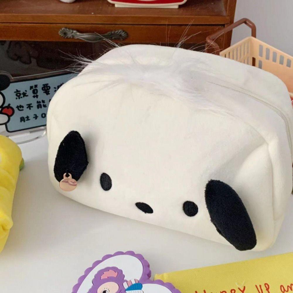 Túi Đựng Bút Hình Chú Chó cinnamon Hoạt Hình Nhồi Bông Tai Dài Cỡ Lớn Kiểu Nhật Bản
