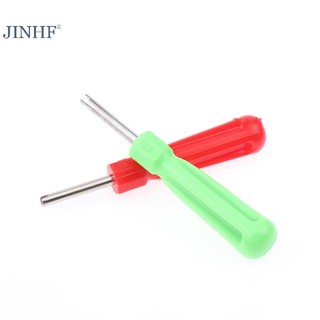Jinhf Dụng Cụ Tháo Lõi Van Lốp Xe Đạp / Xe Máy / Xe Hơi Tay Cầm Nhựa Mạ Sắt