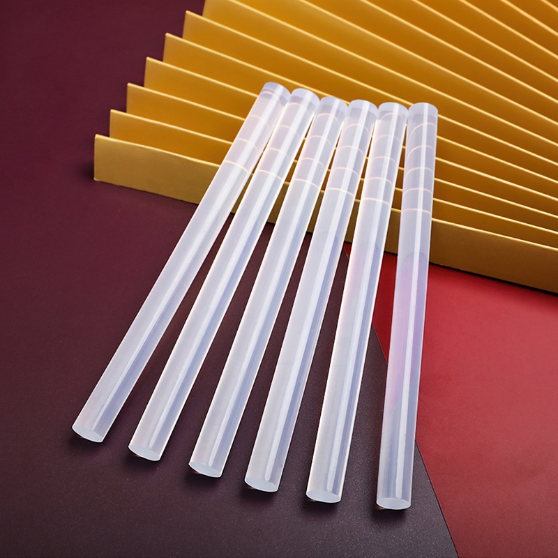 Set 10 Keo nến silicon trong suốt dùng cho súng bắn keo 7*150/270 - ferramen888