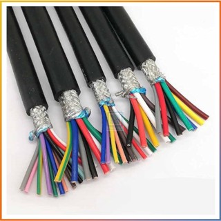 [Có sẵn] Dây điện RVVP2 bọc giáp kim loại chống nhiễu 2, 3, 4, 5, 6, 7, 8, 10 lõi