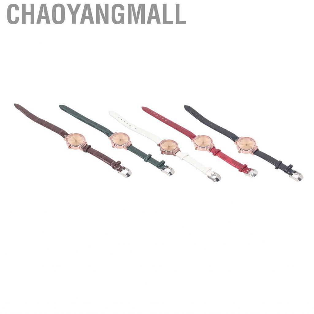 Chaoyangmall Women Minimalist Watch Ultra Thin Leather Strap Casual Fashion Wrist Ladies Watches Simple Dress Quartz Analog