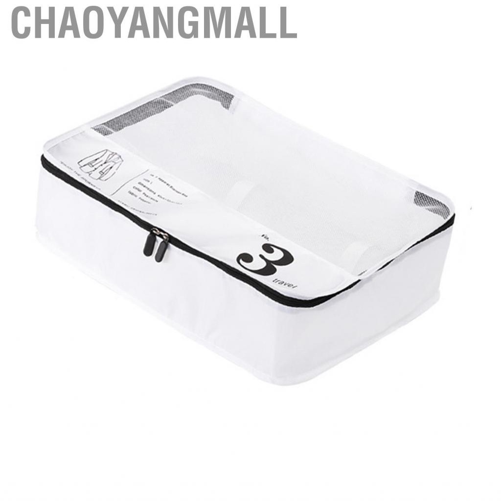 Chaoyangmall Packing Cubes  Multifunctional Luggage Organizer Bags Large Capacity Polyester Layered for Business Trip