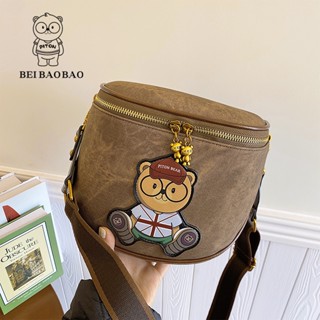 Beibaobao thiết kế sang trọng nhẹ nhàng 2023 túi xách nữ đeo chéo một vai hợp thời trang mới