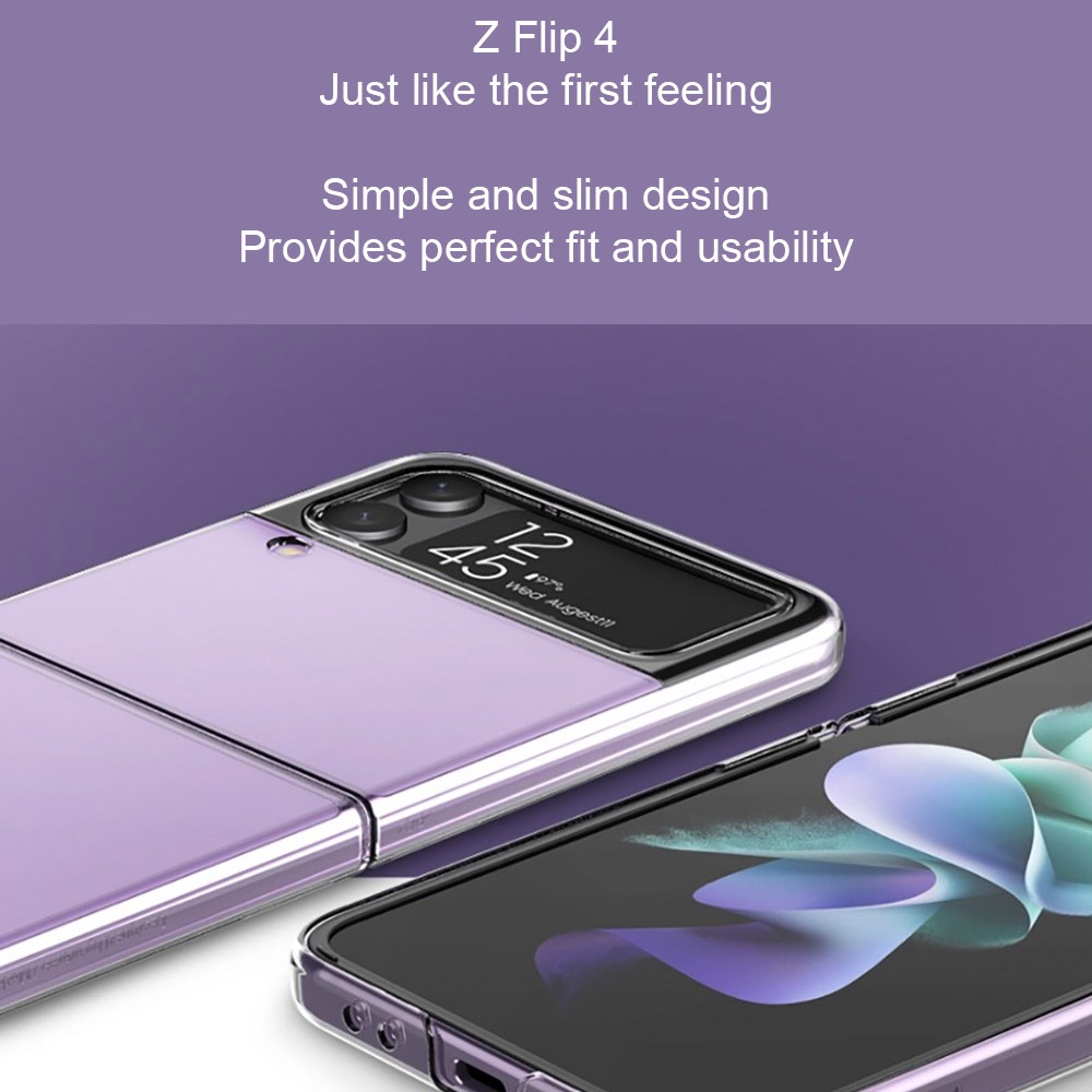 Araree Nukin 085 Case Samsung Galaxy Z-Flip 4 Clear Phone Cover Screen Protector