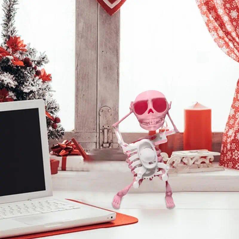 Đồ Chơi Hình Bộ Xương Nhảy Múa 3d Lắc Đầu Và Lắc Cát
