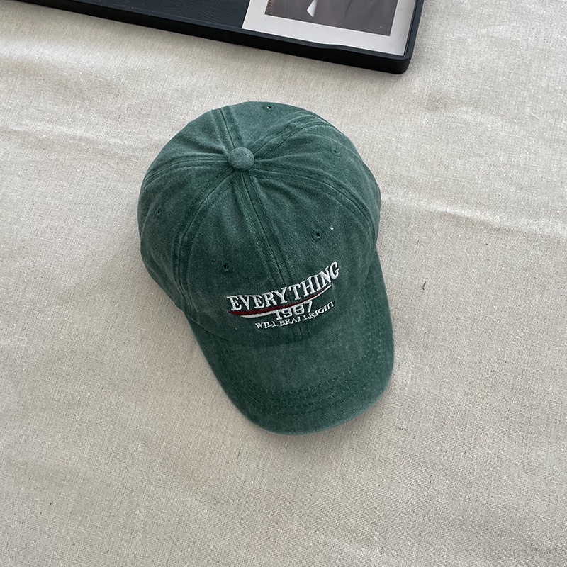 Mũ Lưỡi Trai Thêu Chữ + Số Chất Liệu cotton Cho Bé