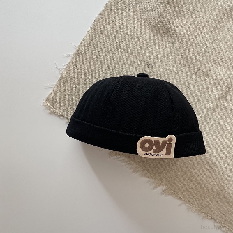 Mũ beanie cotton Nguyên Chất Chống Gió In Chữ baby Dành Cho Bé Trai Bé Gái