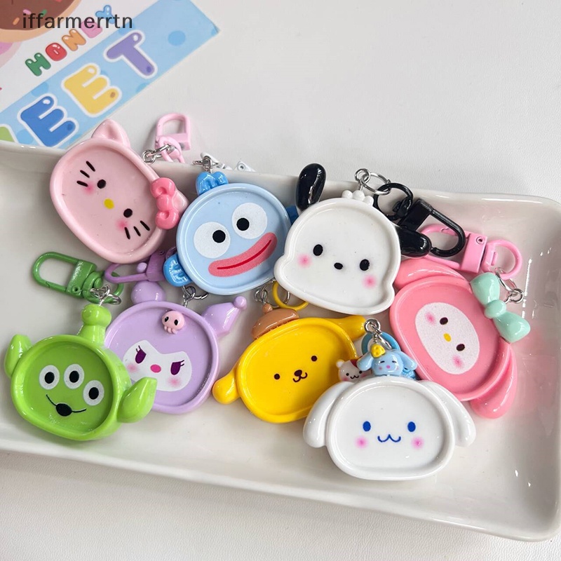 Iff kawaii sanrio Móc Khóa Hoạt Hình Quái Vật Đáng Yêu Bằng Nhựa resin Trang Trí Ba Lô Đi Học Quà Tặng