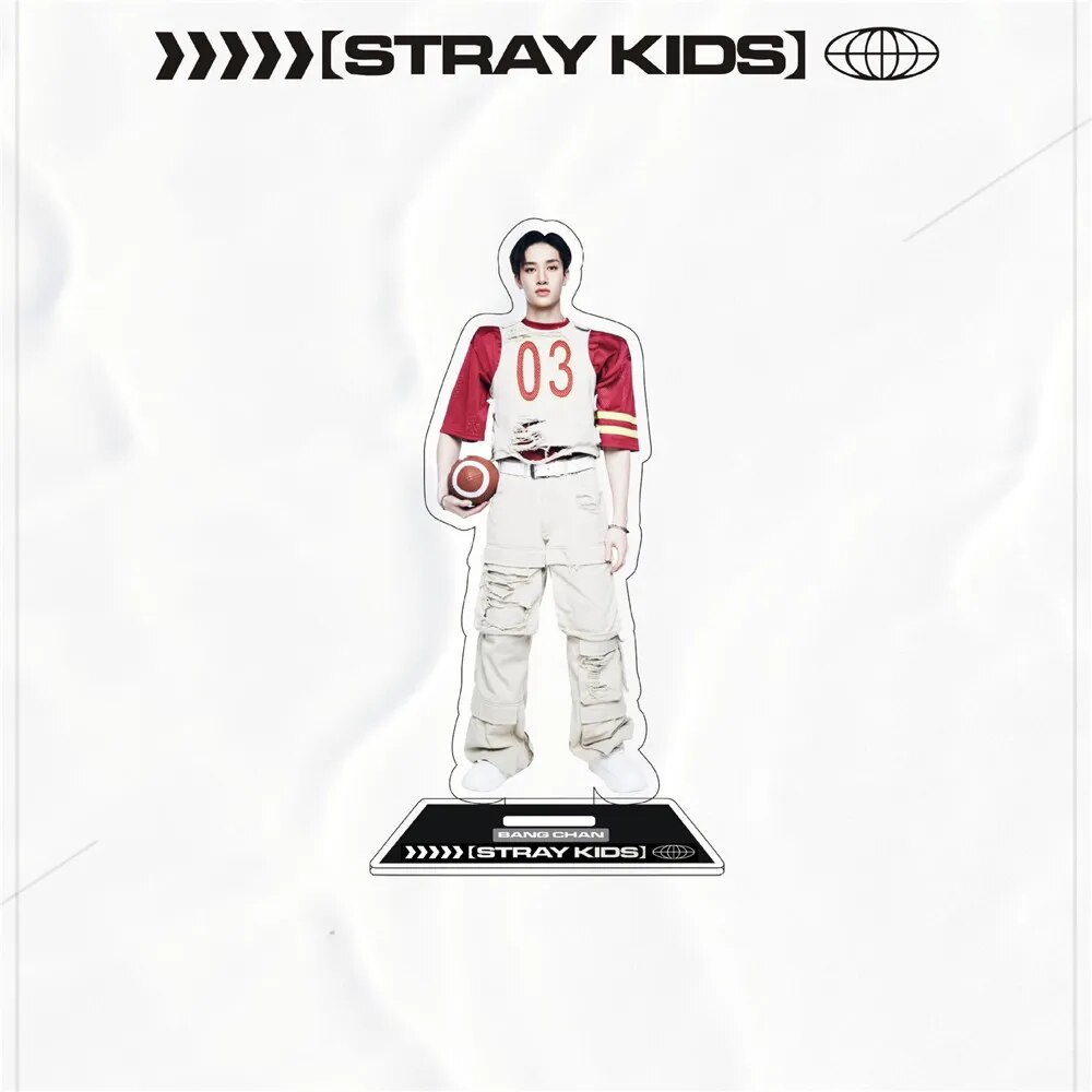 Mô hình Standee Kpop Stray Kids Hyunjin Felix Bangchan Lee Know Changbin Seungmin Phụ kiện trang trí để bàn góc học tập