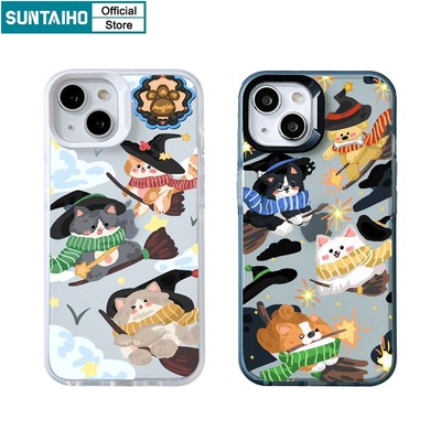 Suntaiho Ốp Điện Thoại tpu Dẻo Trong Suốt Họa Tiết Động Vật Cho iphone 15 14 12 13 11 pro max ip 7 8 plus iphon x xs xr xs max