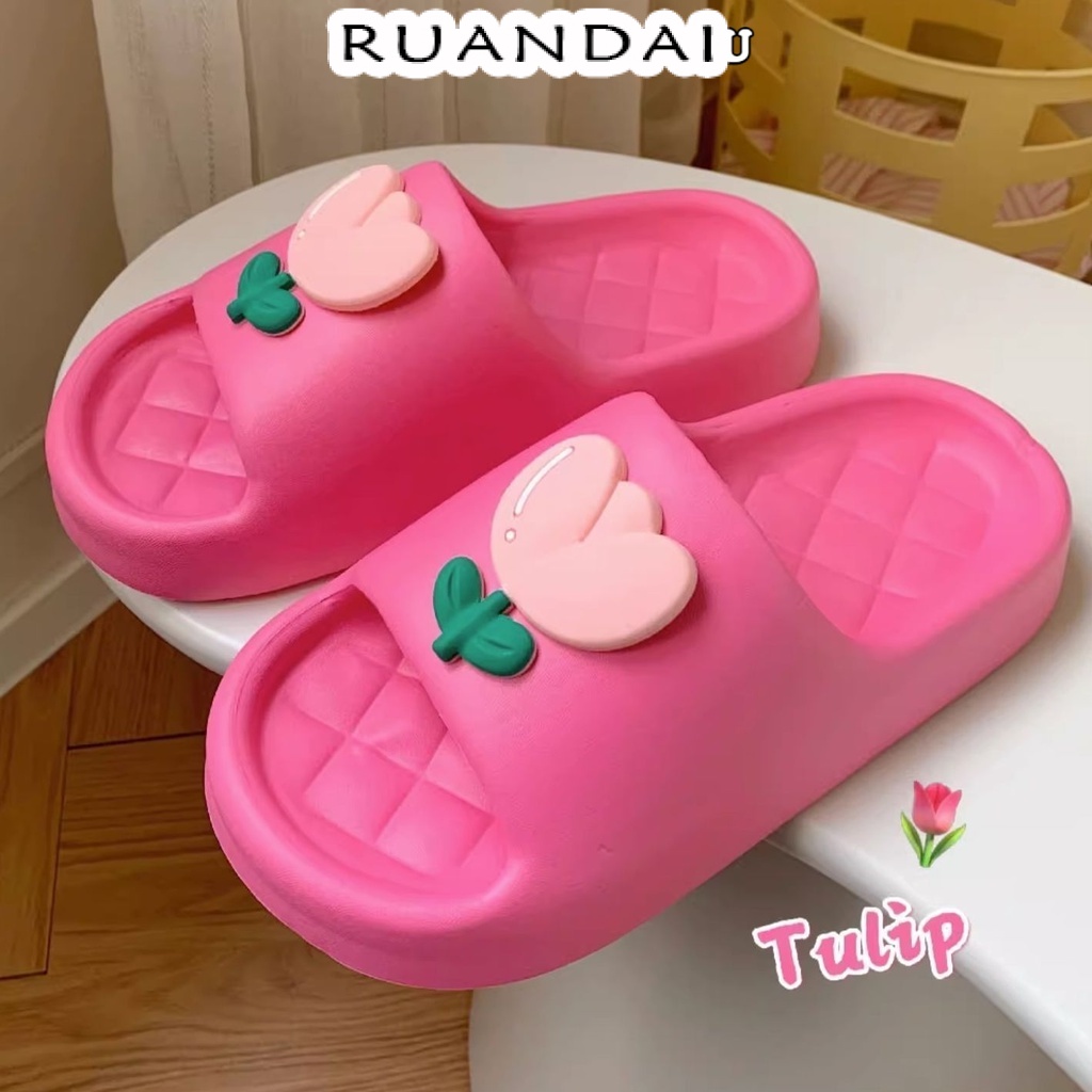 RUANDAI dép đi trong nhà bánh mì dép Đàn hồi tốt Thời thượng Sang trọng Thể thao và thời trang FYT23A0O0P 42Z231019