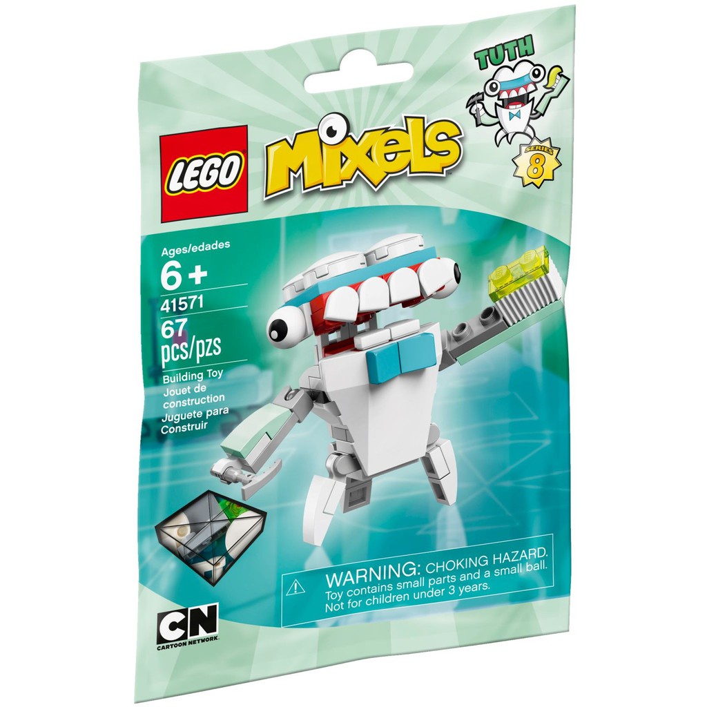 [sẵn] LEGO Mixels 41571 Nha sĩ Tuth (67 Mảnh Ghép)