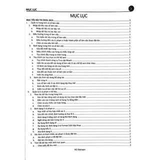Sách Microsoft Office Excel 2019