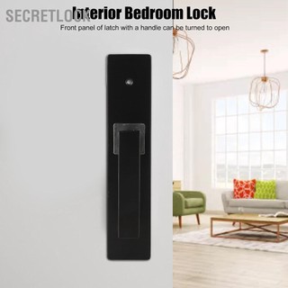 SecretLock Bộ khóa phòng ngủ Nội thất gia đình Phòng vệ sinh Hợp kim nhôm im lặng có tay cầm