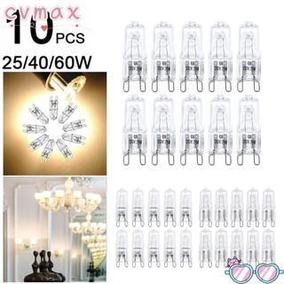 Set 10 bóng đèn sợi đốt halogen tiết kiệm năng lượng 220v 25w / 40w / 60w g9