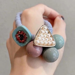 Dây Cột Tóc Đính Hạt Ngọc Trai Dễ Thương Cho Nữ