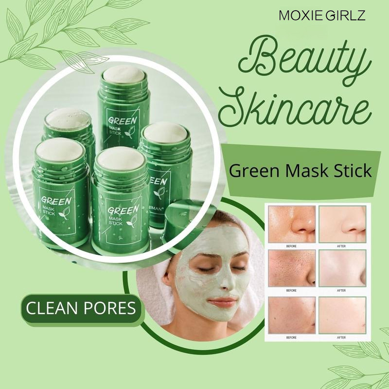 [Bản gốc chính thức] Mặt nạ trà xanh Stick Moxie Girlz Deep Clean Acne Blackhead Remover Clean Oil C
