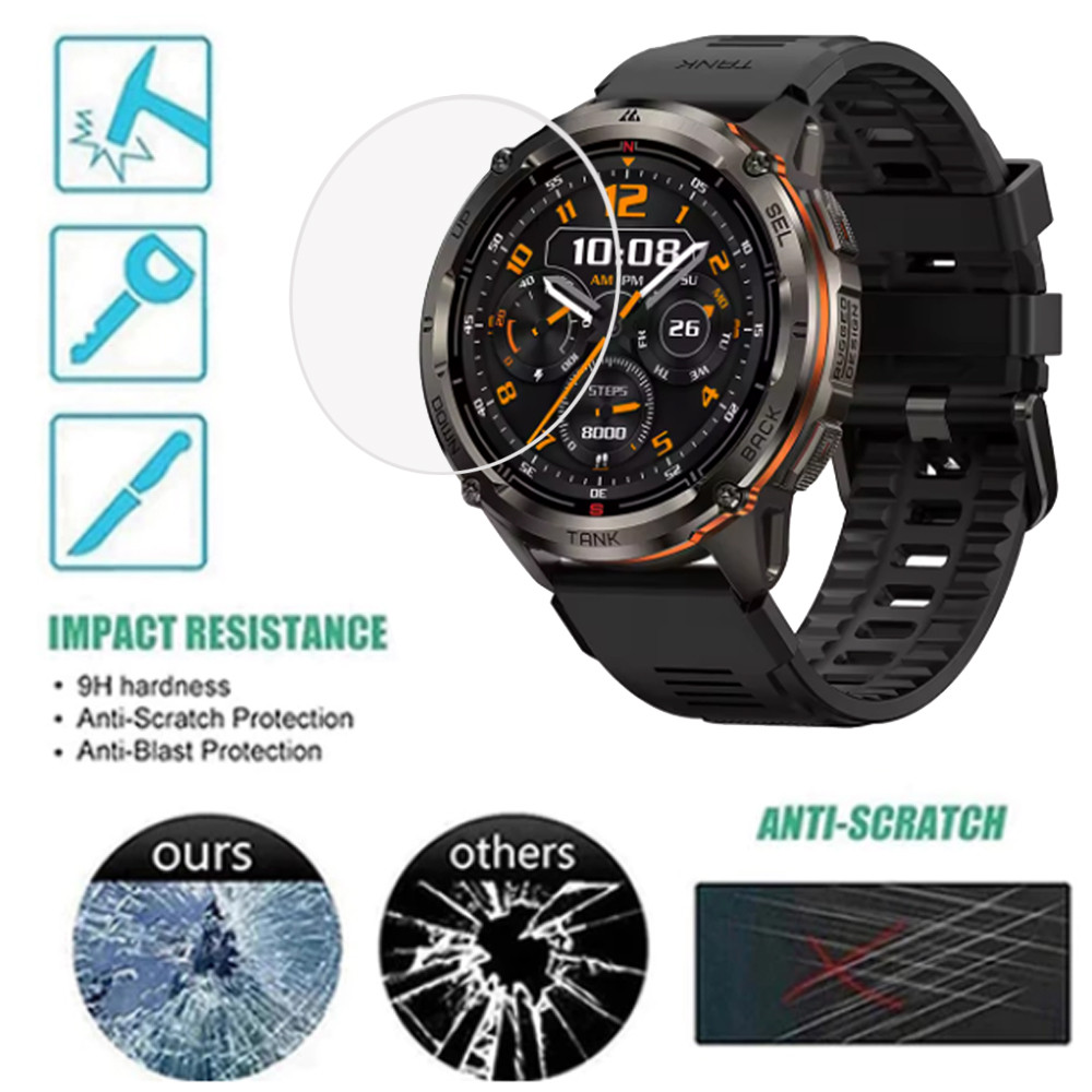 Kính Cường Lực Cho KOSPET TANK T3 ULTRA 2 Đồng Hồ Thông Minh HD Bảo Vệ Màn Hình Chống Trầy Xước Cho 