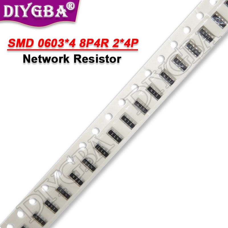Set 100 Điện Trở Mạng smd 0603 * 4 8p4r 2 * 4p 0~910 ohm 1k ~ 910k 2k 2.2k 4.7k 10k 22k 47k 100k 100