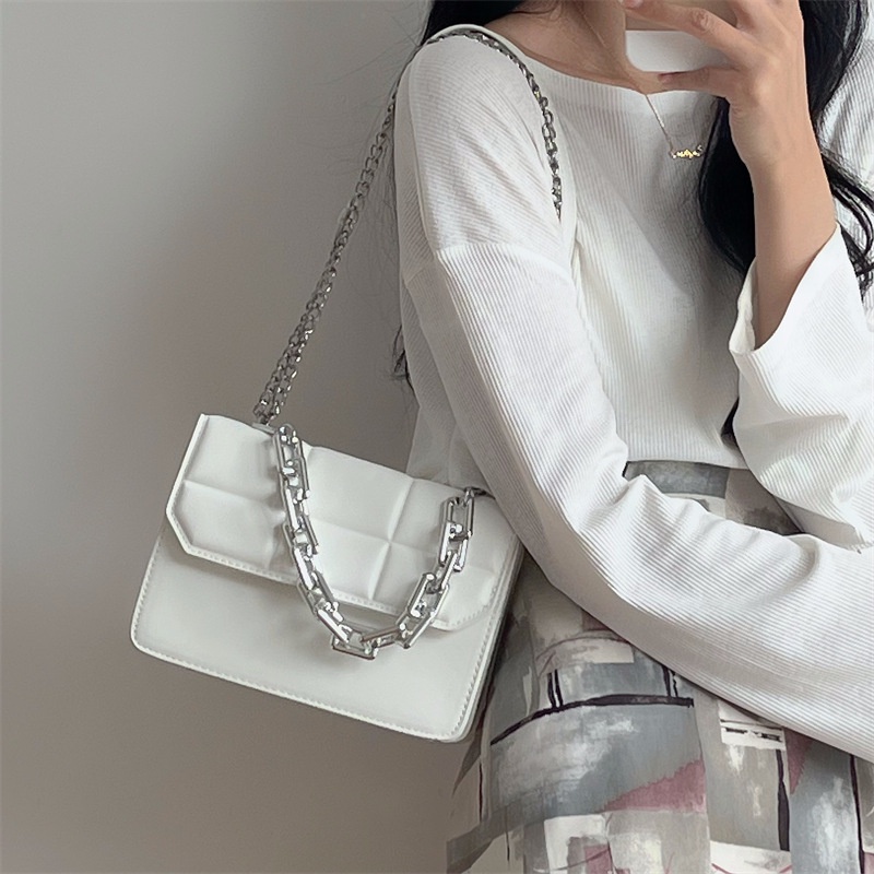 Thời Trang Túi Đeo Vai Hình Vuông Thiết Kế Xinh Xắn Cho Nữ