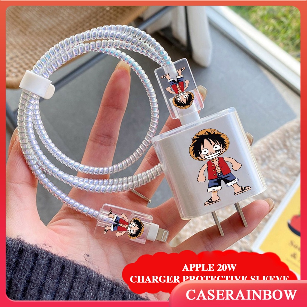 Dây Cáp Sạc Dữ Liệu usb 5 Trong 1 Hình Nhân Vật Hoạt Hình one piece / luffy / maruko android