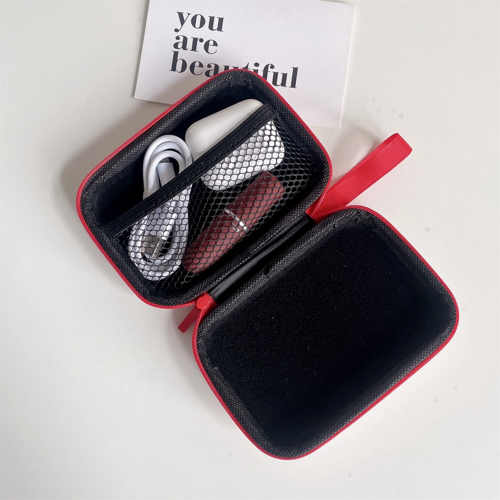 Hoạt Hình Túi Đựng Điện Thoại / Cáp Sạc / Ổ Cứng Không Dây / Tai Nghe bluetooth Bằng eva Có Khóa Kéo Cho airpods | BigBuy360 - bigbuy360.vn