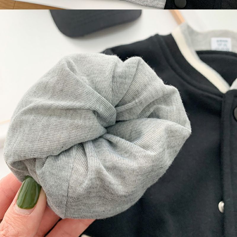 Áo Khoác Bóng Chày Phong Cách Hàn Quốc Thời Trang Xuân Thu Mới Cho Bé Trai