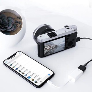 Đầu Đọc Thẻ Nhớ lightning Sang usb otg Cho iphone ipad