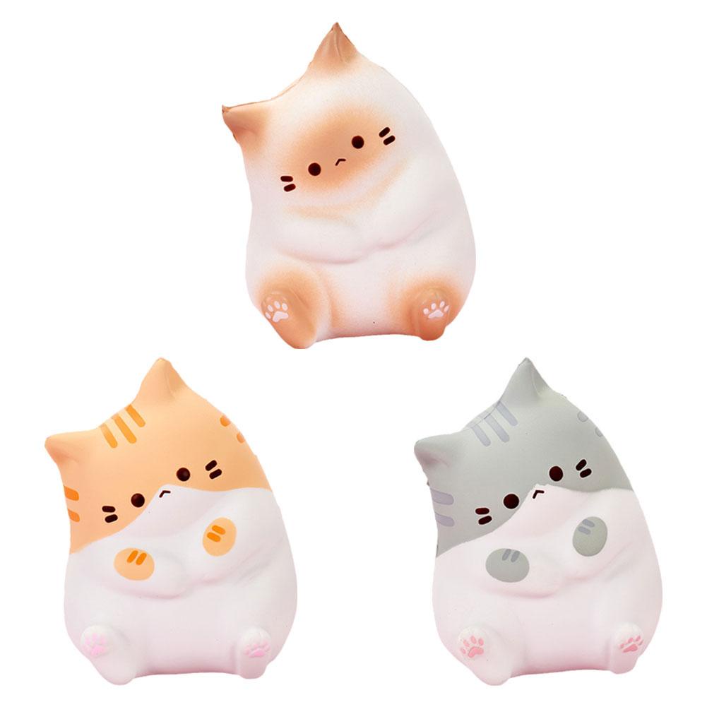 Dễ Thương Đồ Chơi Xốp Squishy Giảm Stress Hình Mèo Con Xinh Xắn Cho Bé x0p7