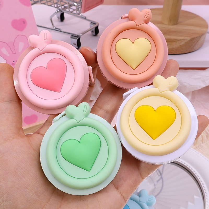 Thước Cuộn 1.5m Màu macaron mini Dễ Thương Di Động Đo Chiều Cao Cho Thợ May
