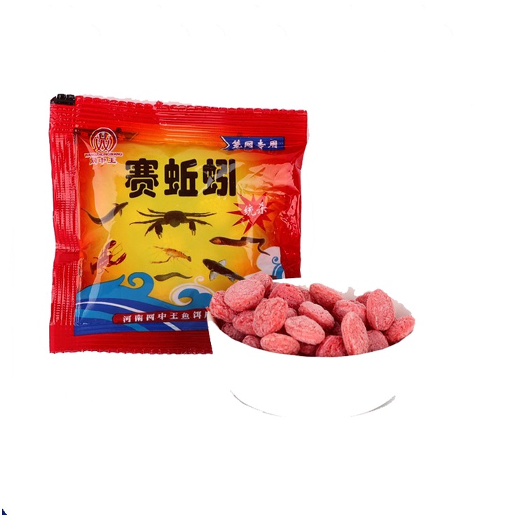 Mồi Bẫy Lươn - Cua - Cá - Dạng Viên - Gói màu đỏ - 20g